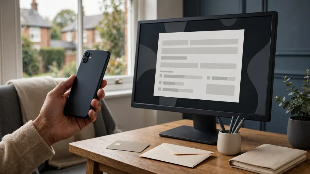 UK player confirming a secure bank transfer on a smartphone