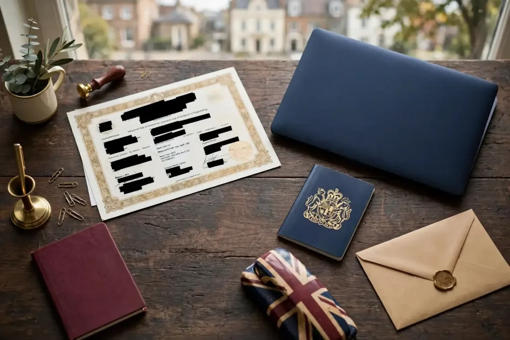Licence verification documents on a UK regulator’s desk