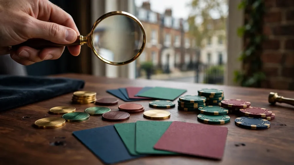 Editorial review scene representing trusted UK online casino ratings